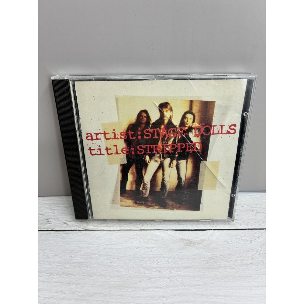 Stage Dolls - Stripped CD Album 1992 PolyGram Hard Rock Pop Rock VG/G